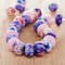 12 Pack: Pink Acrylic Flower Rondelle Beads, 10mm by Bead Landing™